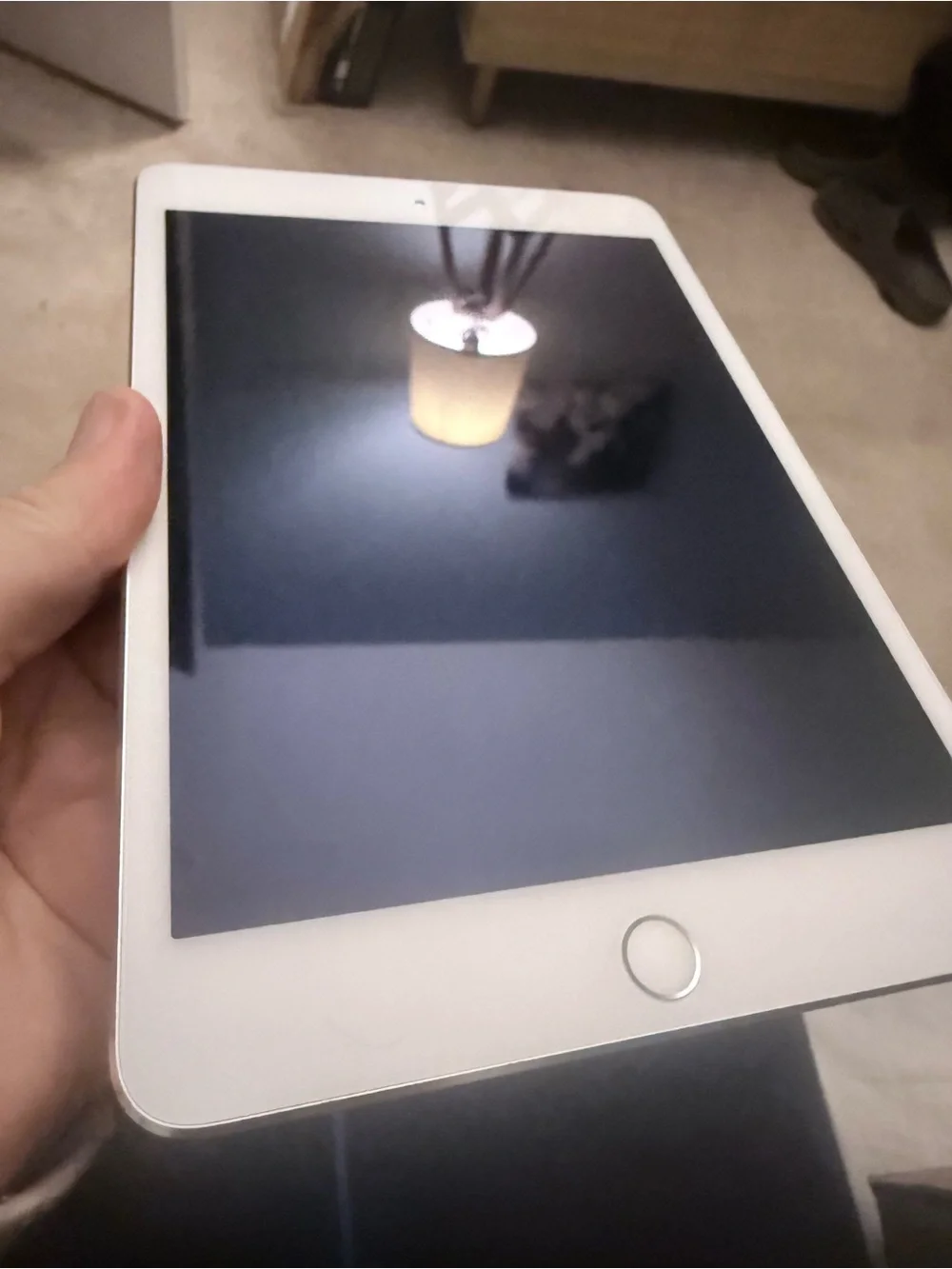 Apple iPad Mini in White with Silver Accents